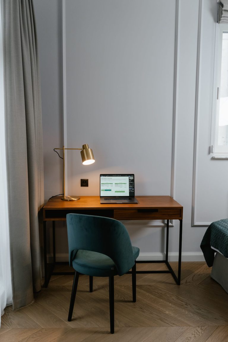 bedroom desk for productivity and style