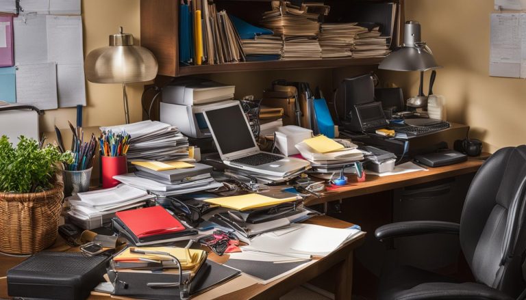 a comprehensive guide on how to organize home office desk efficiently